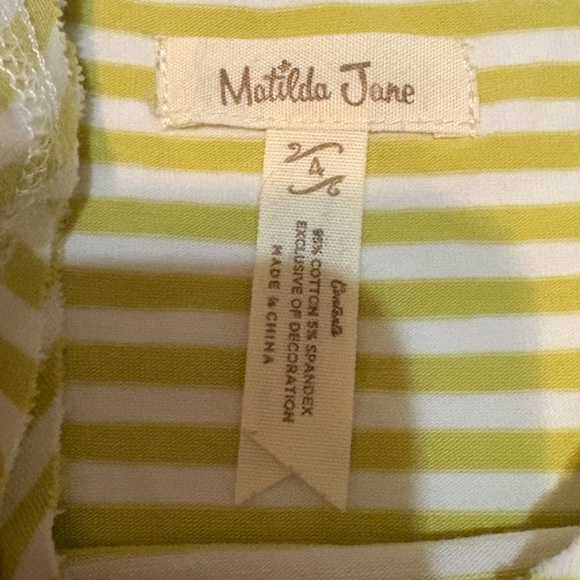 Matilda Jane ‘Line Leader’ Crochet Pocket Tee - Picture 4 of 6